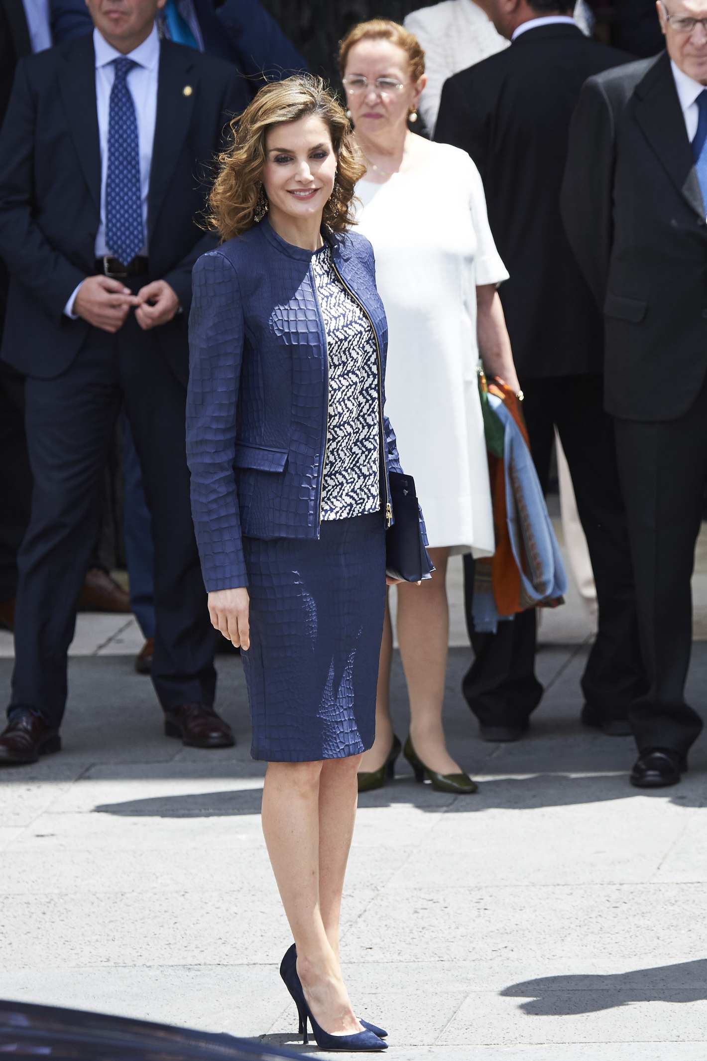 Mandatory Credit: Photo by REX/Shutterstock (5697062w) Queen Letizia Spanish Royals attend 'Bosch. The 5th Centenary Exhibition', Madrid, Spain - 30 May 2016