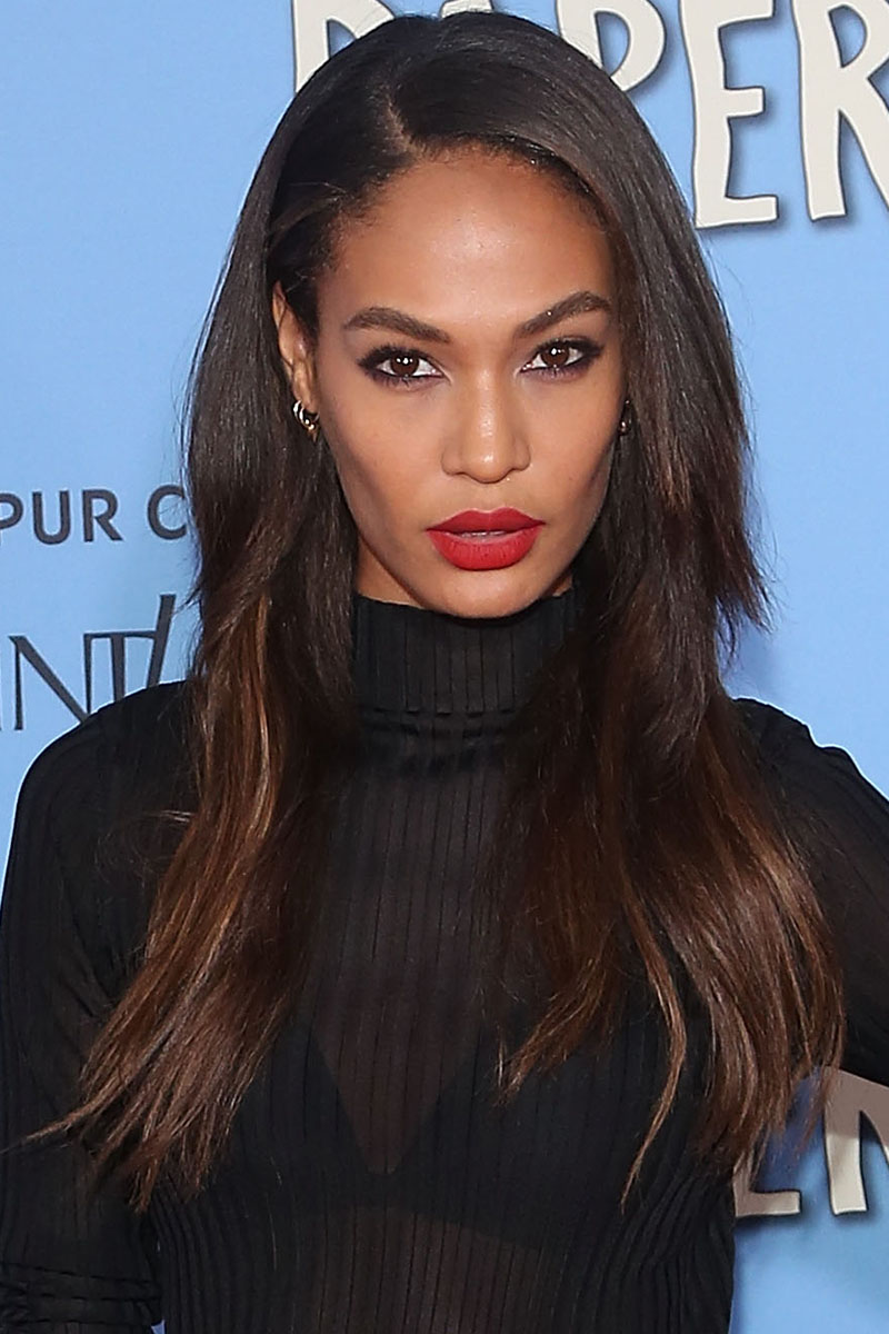 NEW YORK, NY - JULY 21: Model Joan Smalls attends the New York City premiere of "Paper Towns" at AMC Loews Lincoln Square on July 21, 2015 in New York City. (Photo by Taylor Hill/Getty Images)