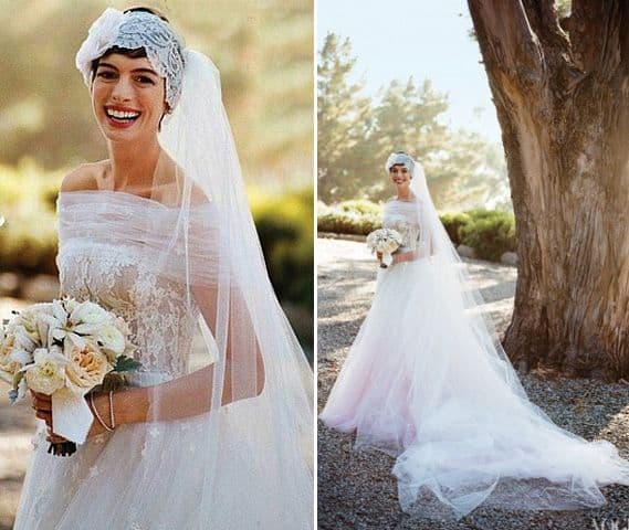 فساتين زفاف فالنتينو Valentino Ann Hathaway آن هاثاواي 